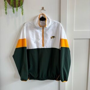 North Dakota State Bison Rivalry Threads Lightweight Jacket Quarter Zip Mens M
